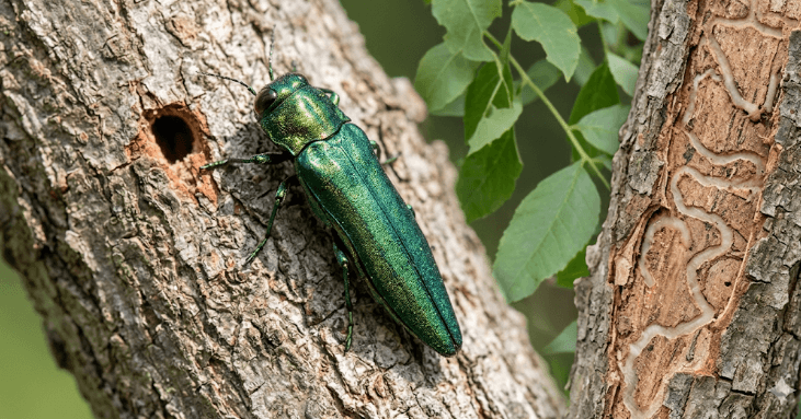 3 Signs the Emerald Ash Borer Is Eating Your Ash Tree